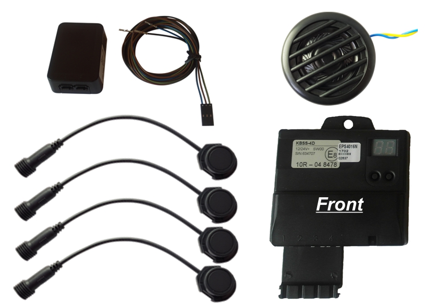 Altendorf GmbH - Einparkhilfe 4016 4 Sensoren Front 18mm/16mm & GPS Modul